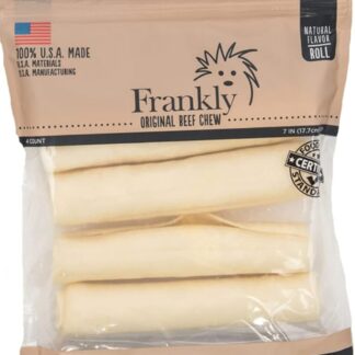 Natural Beef Chew Dog Retriever Rolls - Confezione da 4 rotoli 100% made in USA