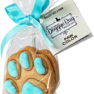 DoggyeBag, Paw Color, azzurro da 2 biscotti