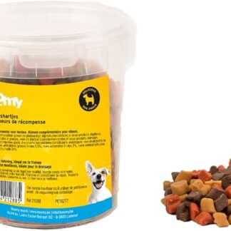 Boomy - Snack per cani - Dolci premio - Cuori di ricompensa - 2 x 500 g