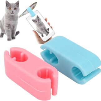 Clip per Selfie per Cani e Gatti - Confezione da 2 Accessori per Smartphone - Facile Strumento di Addestramento per Foto Perfette degli Animali Domestici