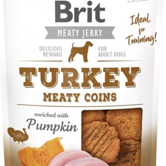 Snack per Cani VAFO PRAHA s.r.o. Bret Dog 80G Snack Jerky Turkey Monete