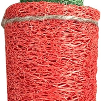 Spilla a forma di maialino di luffa ripiena di carota, da masticare, RmG358 (rosso anguria, 19 x 5 cm)