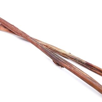 Neretto di bue essiccato per cani, 80-90 cm, 25 pezzi, di produzione tedesca, articolo da masticare per grandi e piccini