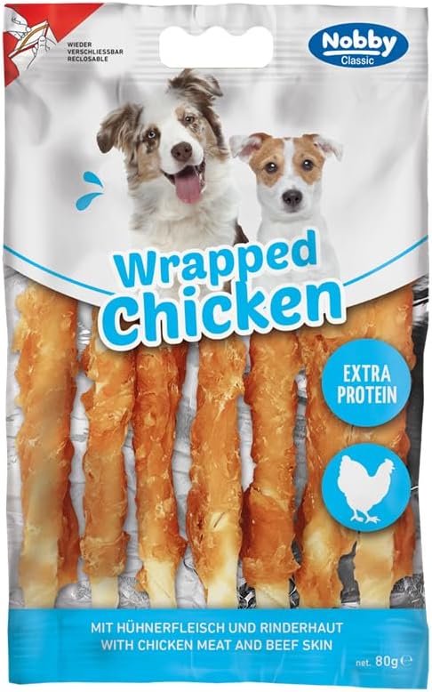 Nobby StarSnack Classic Barbecue Wrapped Chicken 1 confezione (1 x 80 g)
