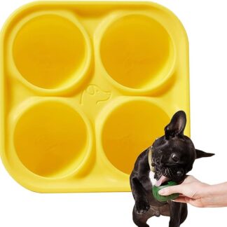 Xistuoz Stampo in silicone per dolcetti per cani, stampo per dolcetti congelati per cani - vassoio per dolcetti per animali domestici in silicone antiaderente,stampo per cioccolato ghiacciato