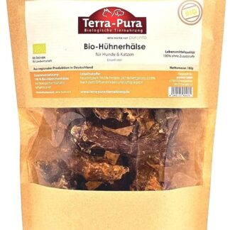 TERRA-PURA - Cibo biologico per animali da masticare per cani e gatti, 180 g x 3