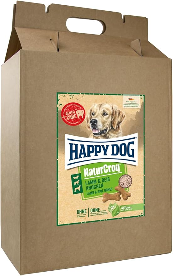 Happy Dog NaturCroq ossa con agnello e riso 5 kg