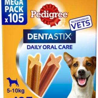 Pedigree Dentastix - Snack per cani di piccola taglia, 105 pezzi