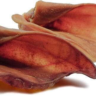 123... Hund dabei! - Orecchie di maiale essiccate naturali per cani – 100% puro piacere da masticare, asciugate delicatamente all'aria, senza additivi – Spuntino ideale per la pulizia dei denti (100