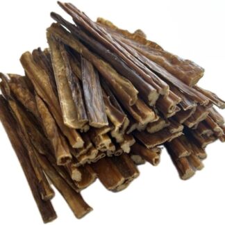 Dei NATURE Intestino di manzo essiccato 1 kg, Strisce da 15 – 20 cm, Snack Naturale per cani,ideale per cuccioli Adatto dieta Barf