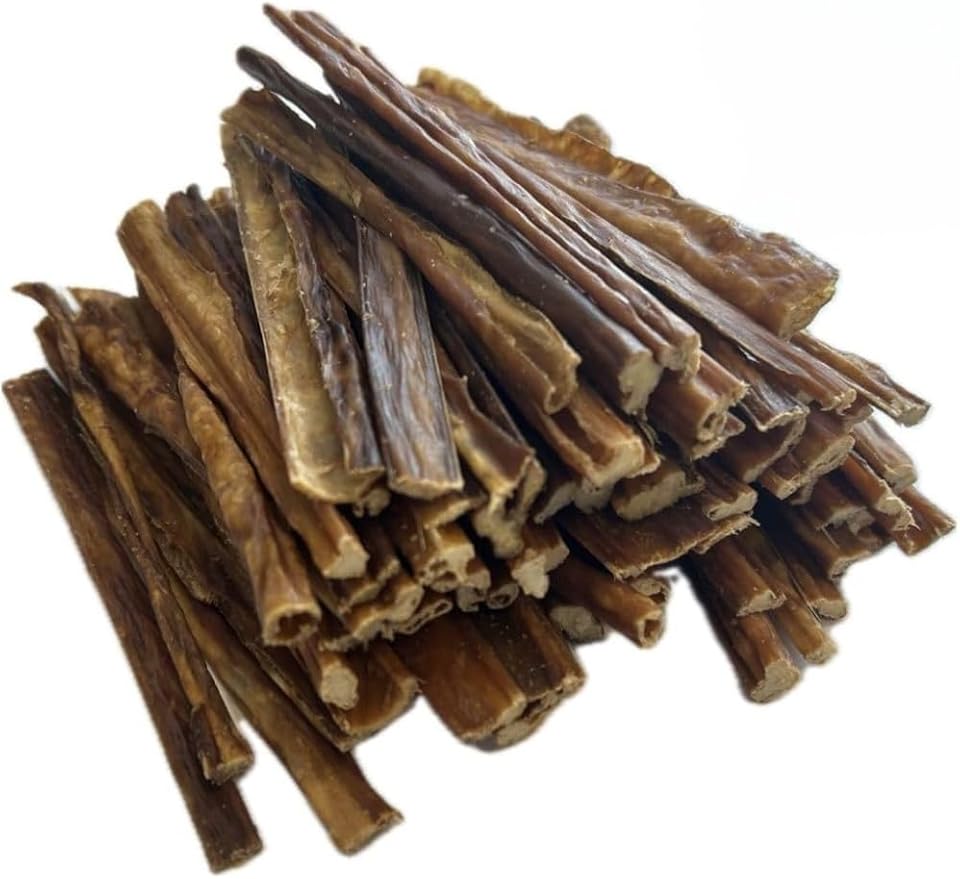 Dei NATURE Intestino di manzo essiccato 1 kg, Strisce da 15 – 20 cm, Snack Naturale per cani,ideale per cuccioli Adatto dieta Barf