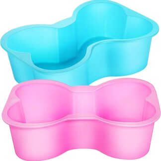 Cabilock 2 pezzi Stampo per Torte Silicone Forma Osso per Dolci per per Compleanni e Speciali Facile da e Resistente Colori