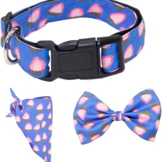 TOYANDONA Collare Per Cravatta e Sciarpa Triangolare Accessori Per Animali Domestici Regolabili e Resistenti Per Passeggiate e Attività All