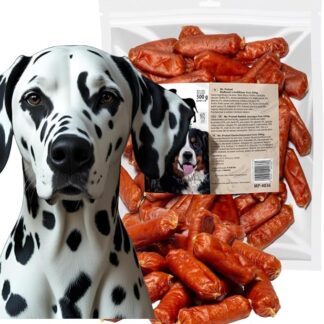 Mr. Pretzel Salsicce coniglio – spuntino sano premium naturale e senza cereali – ricompensa morbida per cani – 500 g