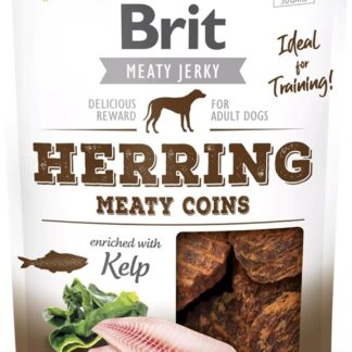 Snack per Cani VAFO PRAHA s.r.o. Brit Dog 80g Snack Jerky Herring Monete