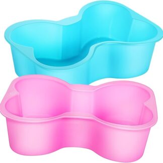 Garneck Stampo in Silicone Per Torta A Forma Di Osso Per Cani Stampo Per Torta Di Compleanno Per Cani Per Dolcetti Per Cani Rilascio Rapido Del Cibo Sicuro Per La Cottura