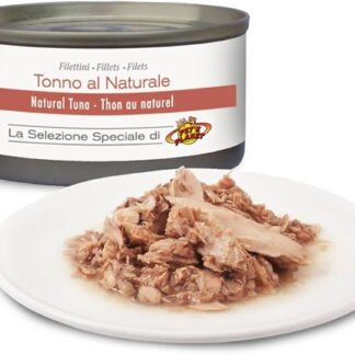 Pet's Planet Filettini di TONNO al Naturale per Cani e Gatti, 85 g.