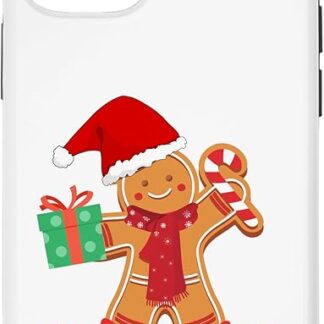 Custodia per iPhone 13 Pro Gingerbread Man Cookies Cane Candy Vacanze di Natale