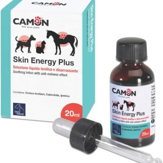 CAMON | Skin Energy Plus, Coadiuvante Cicatrizzante per Cani, Gatti e Cavalli, 20ml
