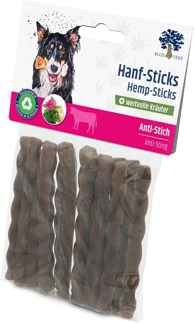 BLUE TREE Bastoncini di canapa anti puntura 98 g