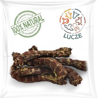 Lucze - Colli d'anatra essiccati per cani – 1 kg – come colli di pollo – spuntini per cani grandi e piccini – 100% naturale – produzione propria – Lucze