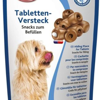 Trixie Nascondiglio per Compresse per Cani | 100 g | Integratore Alimentare per Cani | Facilita l'Assunzione di Medicinali | Apertura per Compresse