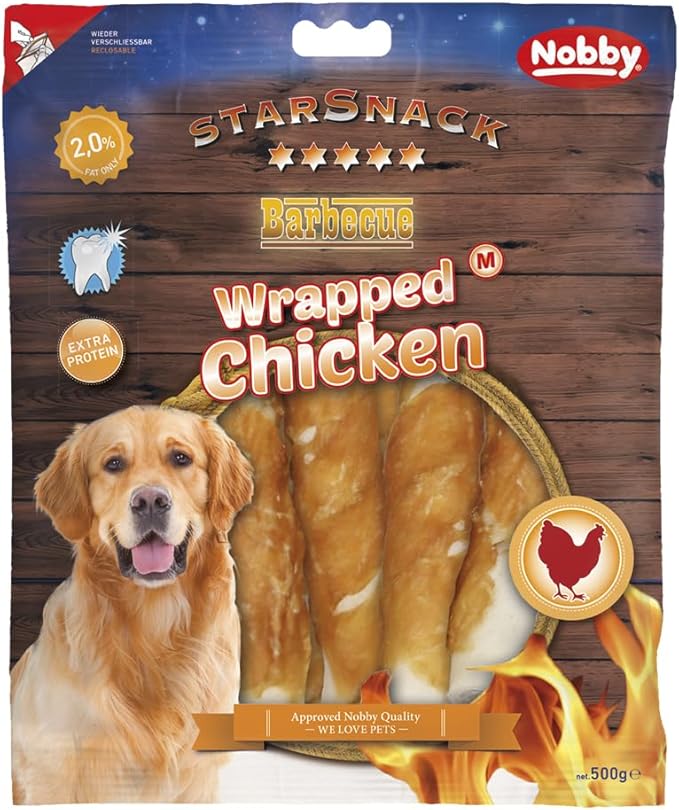 Nobby StarSnack Barbecue Wrapped Chicken M, ca. 500 g