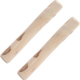 Oggetti da masticare in legno per cani - kitstock naturale, robusto snack per cani | 2x lievito caustico per morsi forti, prelibatezze per i denti per la zona di gioco 'attività dei cuccioli, area