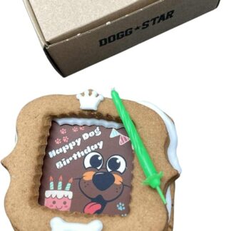 Dogg Star Torta per Cani – Torta di compleanno per cani golosa. (Tutte, Maiale)
