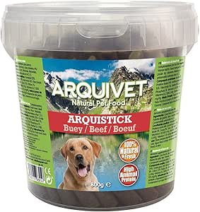 ARQUIVET Arquistick - Manzo con riso - Snack per cani - 800 g