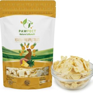 Pawfect Treats Pawfect Heavenly Pineapple Dog Chew Treats - Freeze Dried Treats for Dogs