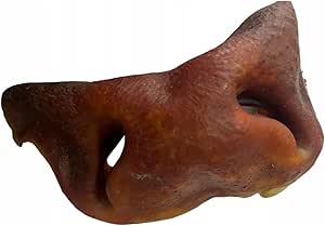 Lucze Premium - Naso di manzo per cani, prodotto da masticare per cani, spuntino naturale, carne secca per cani