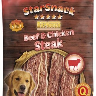 Nobby Star Snack Barbecue Beef & Chicken Steak, 1er Pack (1 X 113 G)