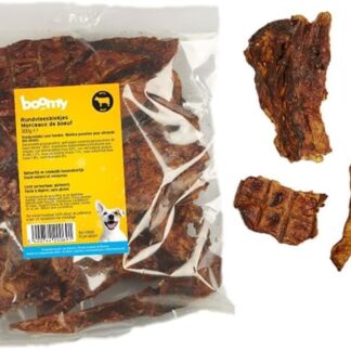 Boomy - Cubetti di manzo - 100% polmone di manzo - Snack per cani secchi - Snack naturali per cani per l'addestramento o il tempo libero – 500 g