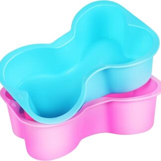 Holibanna 2pezzi Teglia Per Torte Forma Osso Silicone Per Dolci Per Stampo Antiaderente Per Torte Compleanno e Snack Fatti Casa