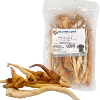 2 kg bag Lambs Tails ipoallergenico 100% naturale Dog Treat Chew ricompensa