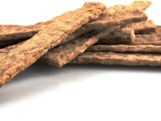 Dei NATURE Strisce di Cervo, Snack Naturale per Cani, 400g,Adatto dieta Barf