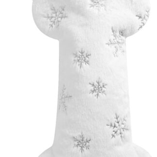 Weppduk Calze natalizie per cani, a forma di osso, da appendere al caminetto, graziose borse per caramelle, decorazioni natalizie per cani e gatti