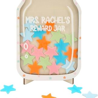 Airshi Barattolo Premio Stella, Barattoli Colorati Premio in Classe per Comportamento Positivo Formazione di Routine per la Casa