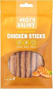 22 bastoncini di pollo da 60 g, per cani, pollame, 1,32 kg