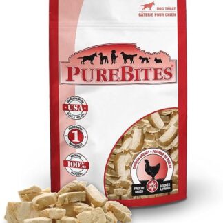 PureBites - Congelare il petto di pollo fritto Dog Treat - 1.4 oncia.