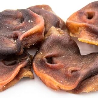 SAM SNACK - Musetti di Maiale Essiccati per Cani – Snack Naturale Ricco di Collagene – Monoproteico, Alta Appetibilità, Ideale per Masticazione e Dieta BARF