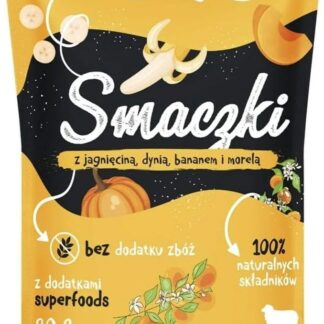 SYTA MICHA Snack per Cani Banana Albicocca Agnello Zucca 80 g