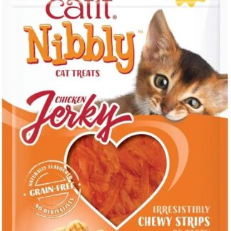 Catit Nibbly Jerky, Pollo, 30g