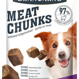 animonda Meat Chunks, Snack di carne per cani adulti, agnello, piccolo, 60 g