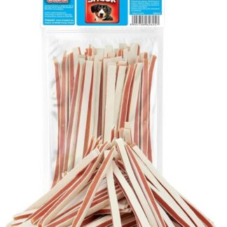 HAPPET Sandwich pollo e merluzzo, 100 g, trattamento naturale per cani, prelibatezze sane per l'allenamento, masticatori ad alto contenuto proteico per l'igiene orale e denti puliti