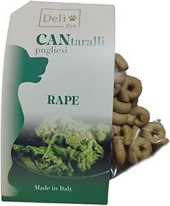 Deli-Pet CANtaralli Pugliesi, Snack per Cani al Gusto Rape, 150g
