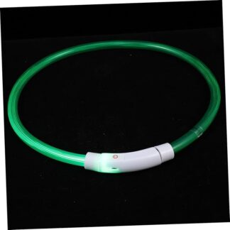 JOINPAYA Collare Per Ricarica Usb e Led Per Forniture Per Animali Domestici Sicuro e Adatto Per Notte e Feste