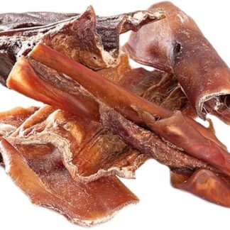 123... Hund dabei! - 1 kg di cuoio capelluto di bovino essiccato naturale per cani – 100% naturale e senza cereali – per denti forti e gengive sane – 100% prodotto naturale (1 kg, 15 cm)