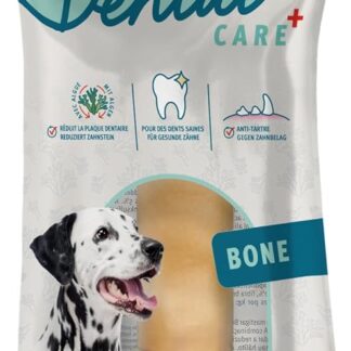Bubimex - Dental+ osso annodato all'alghe x1-16cm - Dolcetto dentale per cani - arricchito con zinco - anti-tartaro - alito fresco